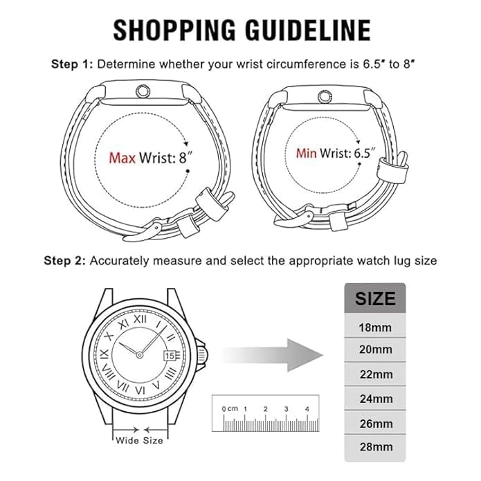 Quick Release 22 mm Tan Vegan Leather Strap for Analog & Smart Watches - Image 7