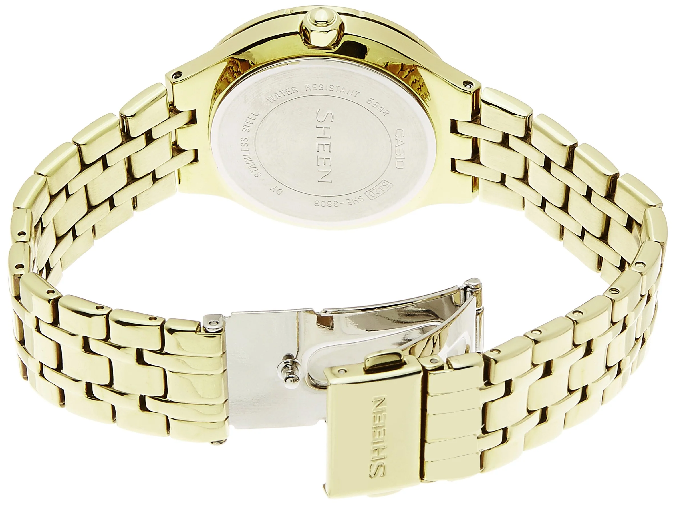 Sheen Multi Function Analog Gold Dial Women's Watch - SHE-3803GD-9AUDR (SX138) - Image 5