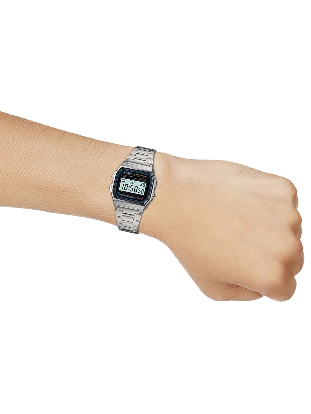 Vintage Series Digital Black Dial Unisex Watch - A-158WA-1Q(D011) - Image 3