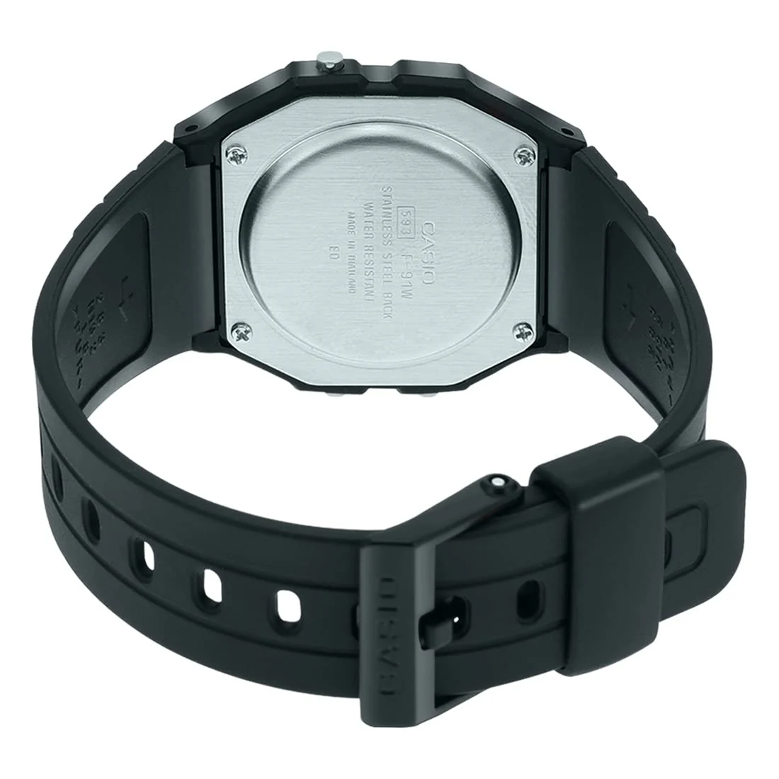 Digital Black Dial Unisex F-91W-3DG (D246) - Image 6