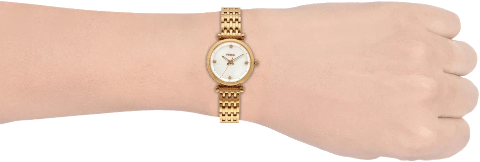Carlie Analog White Dial Women's Watch-ES4429 - Image 5