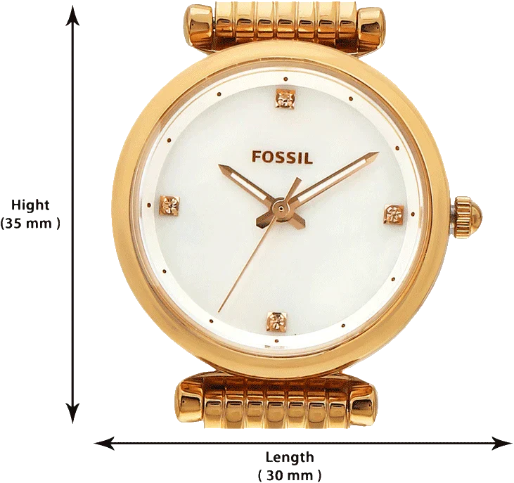 Carlie Analog White Dial Women's Watch-ES4429 - Image 6