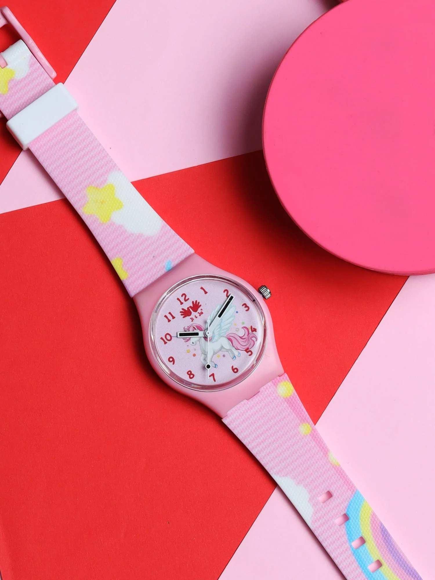 Kids Analog Watch Unicorn Pink Strap and Dial with Unicorn - Image 6