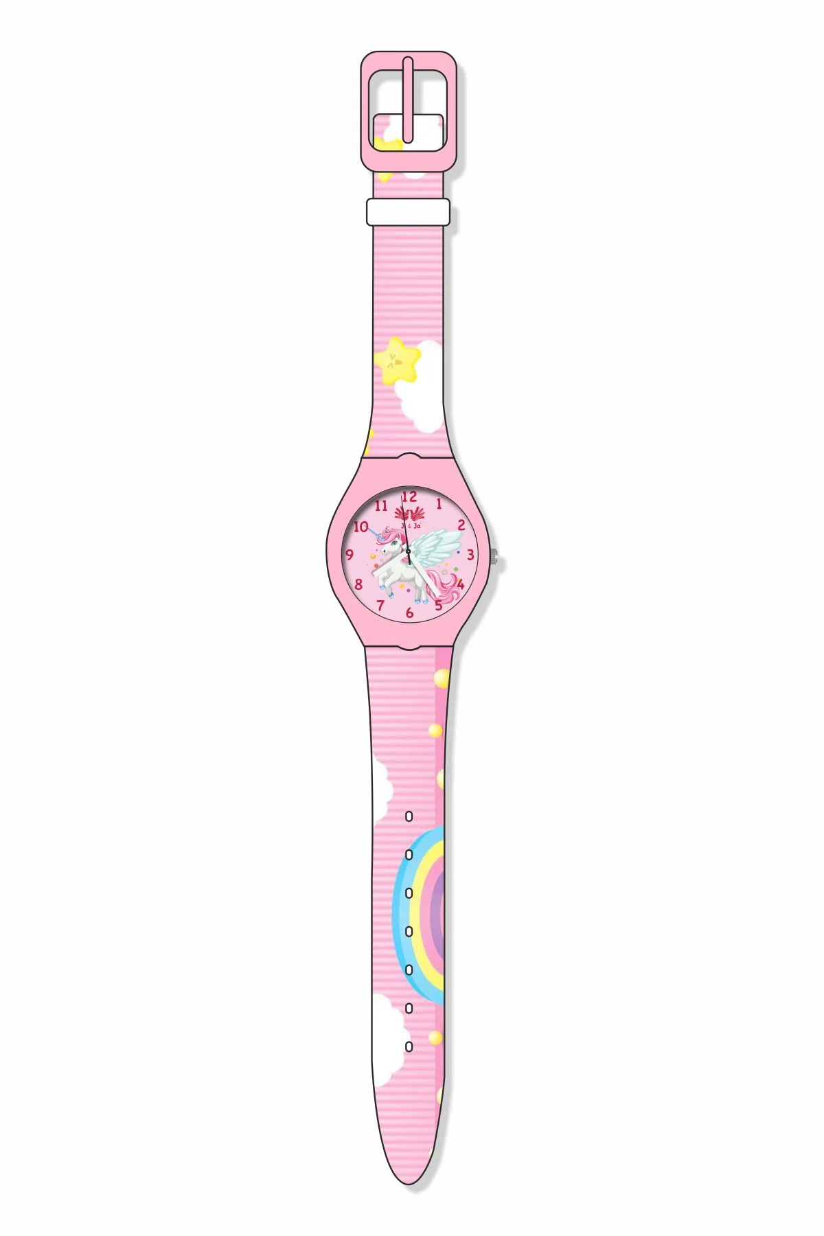 Kids Analog Watch Unicorn Pink Strap and Dial with Unicorn - Image 8