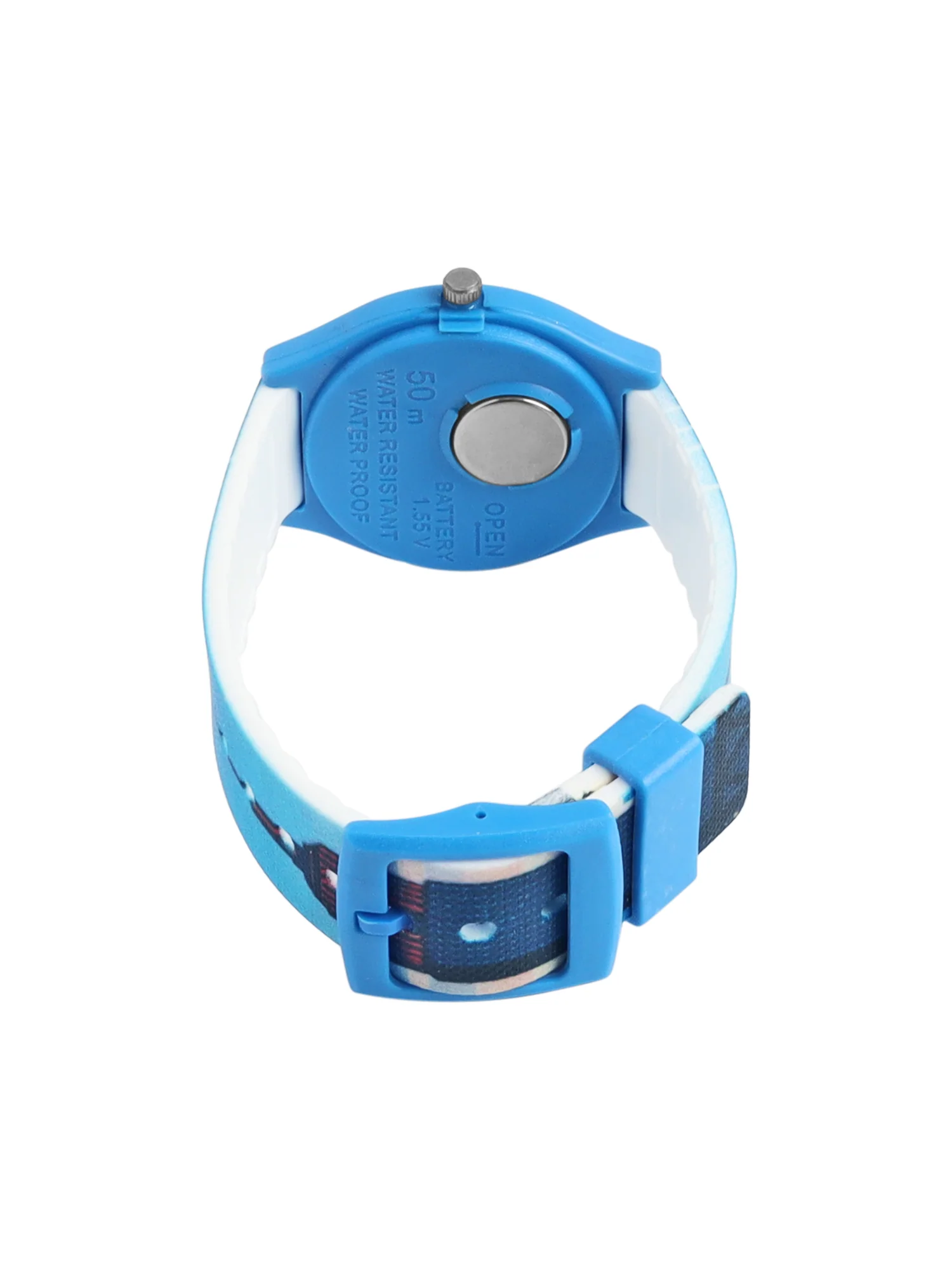 Kids’ Blue Spider Web Theme Analog Watch with Silicone Strap - JJ217 - Image 5