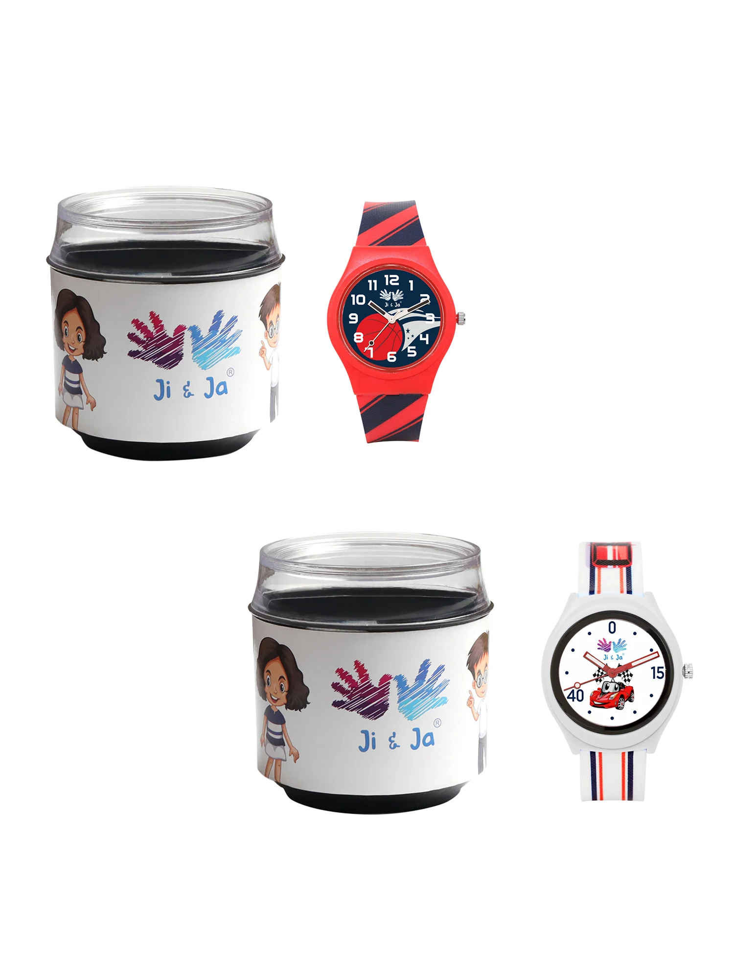 Kids’ Combo Pack Analog Watches – Basketball Theme & Racing Car Design - JJ113119 - Image 5