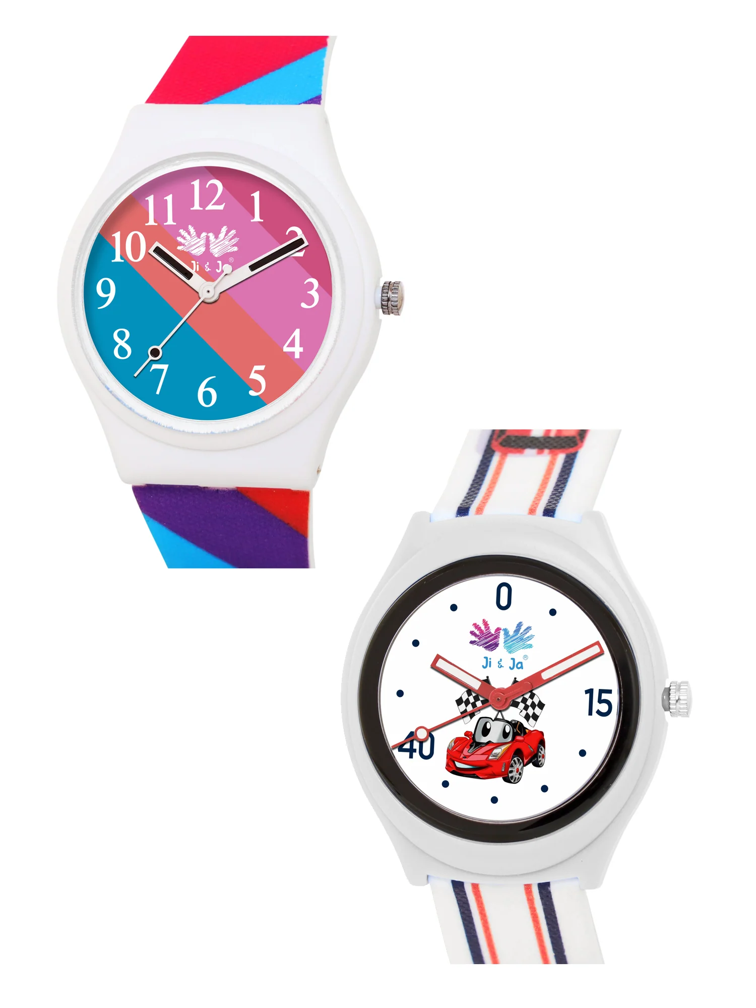 Kids’ Combo Pack Analog Watches – Racing Car Cartoon Theme & Multicolor Dial Design - JJ113106 - Image 3