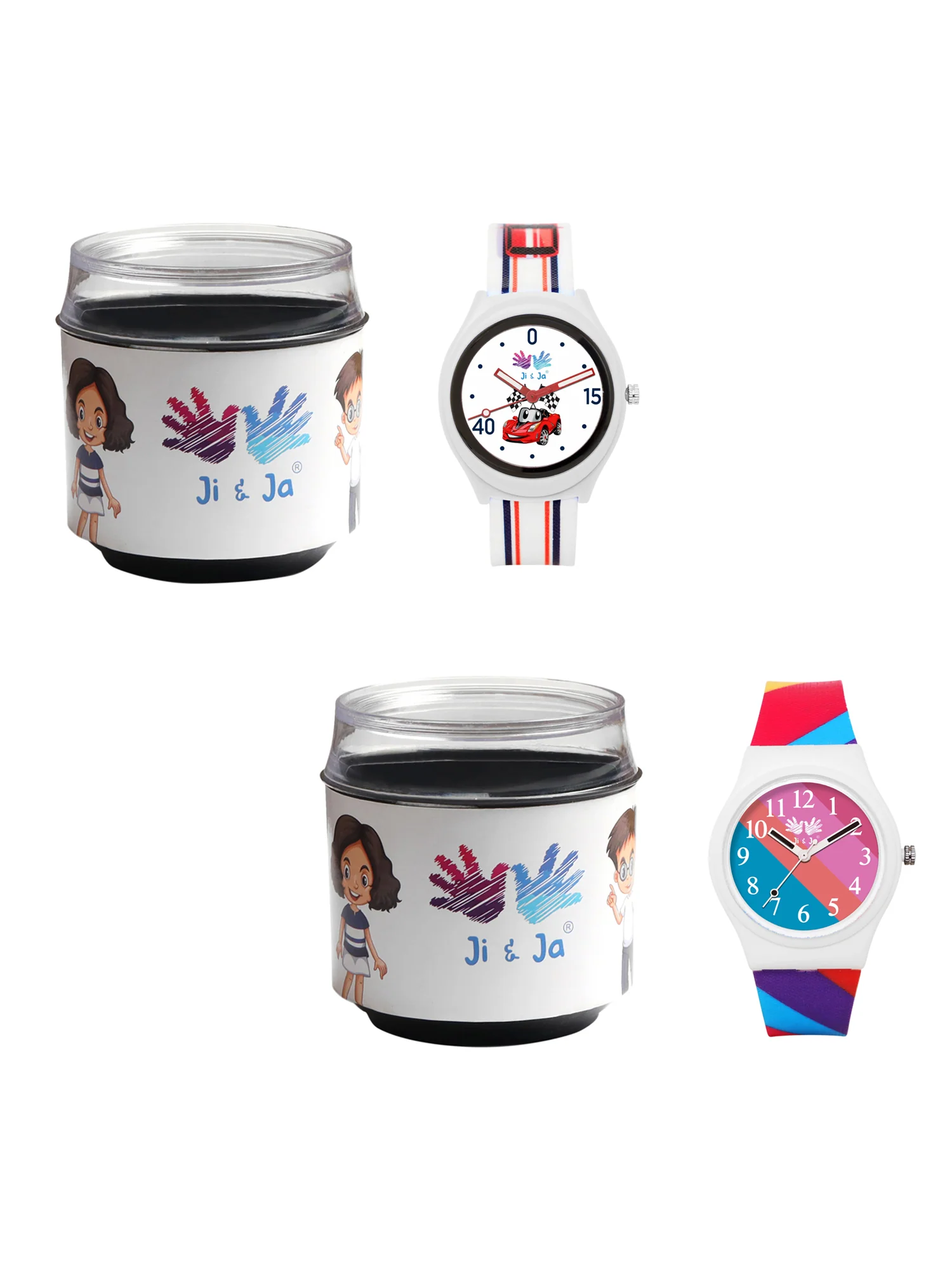 Kids’ Combo Pack Analog Watches – Racing Car Cartoon Theme & Multicolor Dial Design - JJ113106 - Image 6