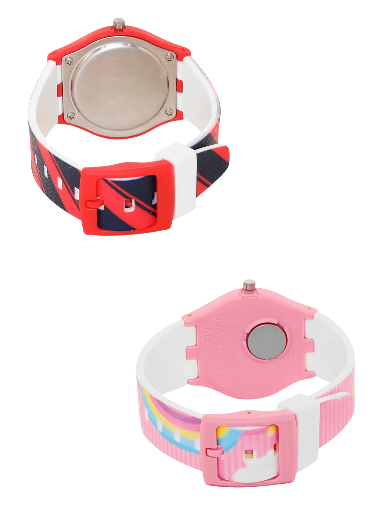 Kids’ Combo Pack Analog Watches – Red Basketball Theme & Pink Unicorn Fantasy - JJ119117 - Image 5