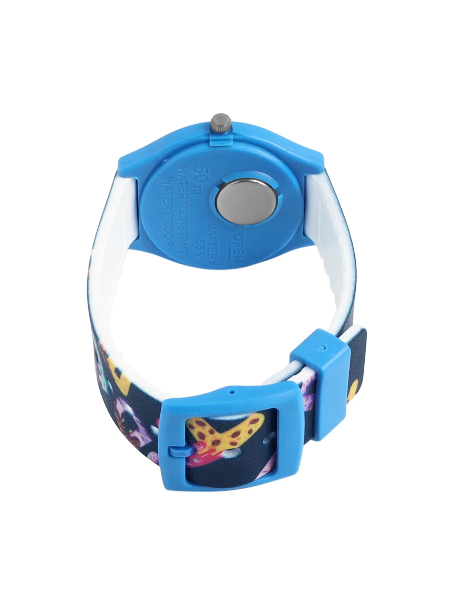 Kids’ Fun Alphabet Theme Analog Watch with Blue Case & Silicone Strap - JJ212 - Image 5