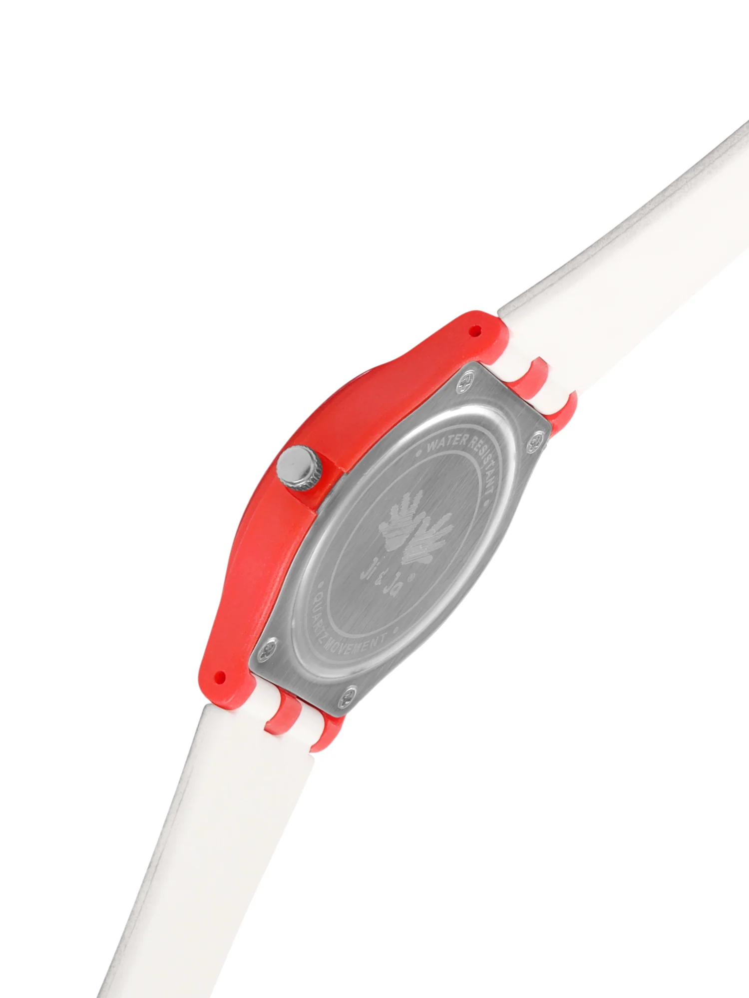 Kids’ Red Dial Analog Watch with Multicolor Silicone Strap - JJ210 - Image 4
