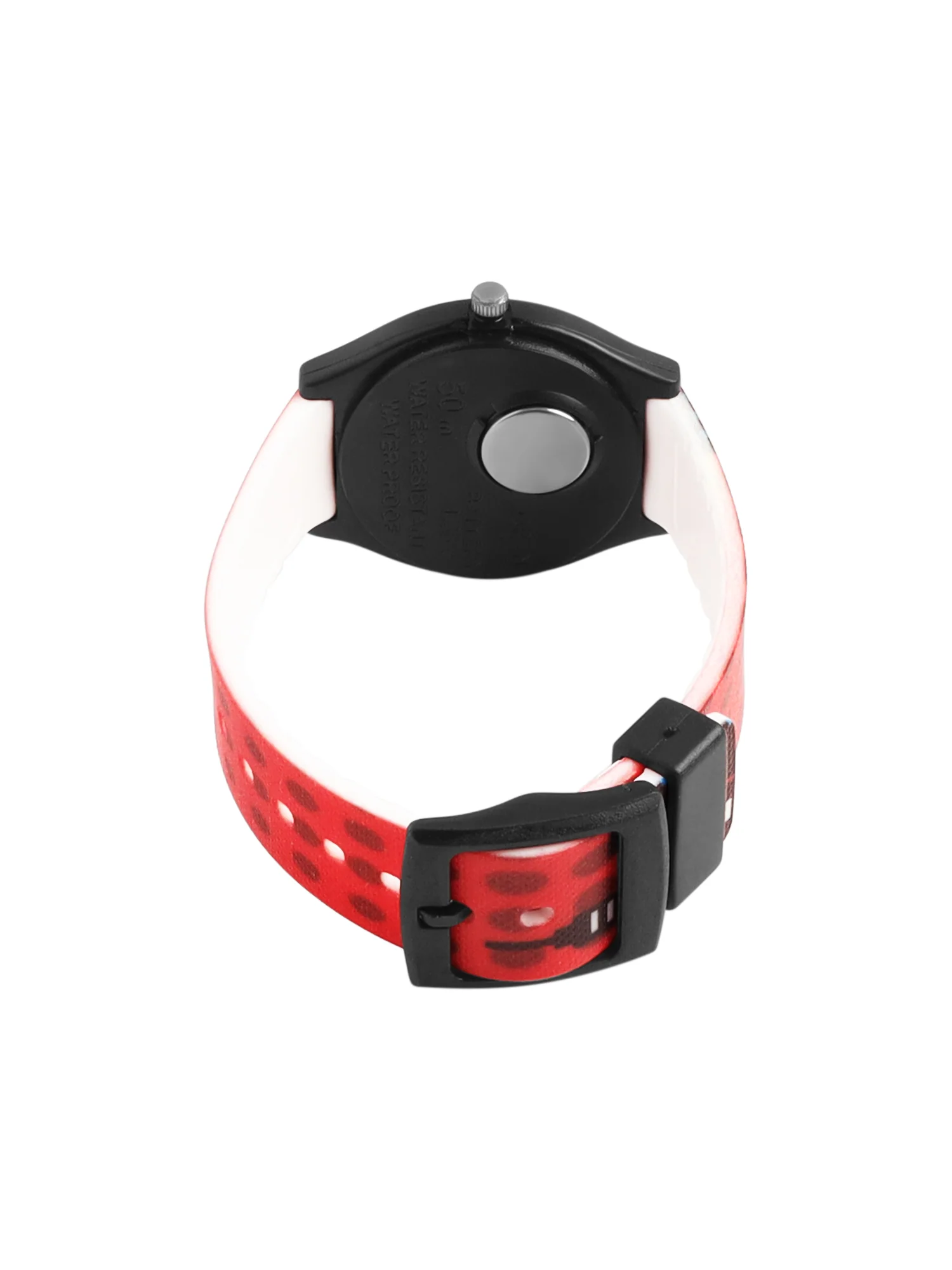 Kids’ Red Spider Web Theme Analog Watch with Silicone Strap - JJ215 - Image 5