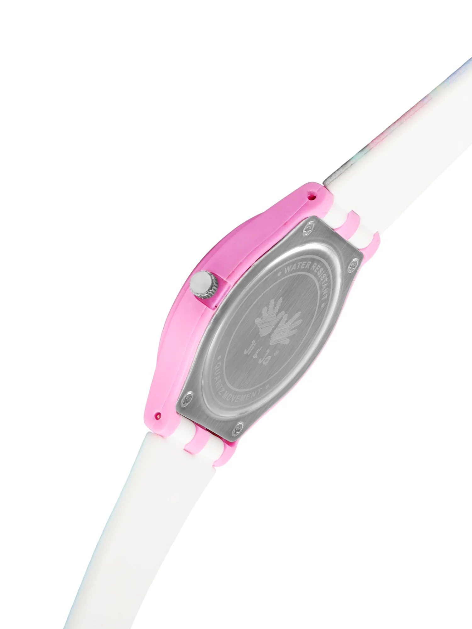 Kids’ White Dial Analog Watch with Unicorn Print Silicone Strap - JJ206 - Image 4