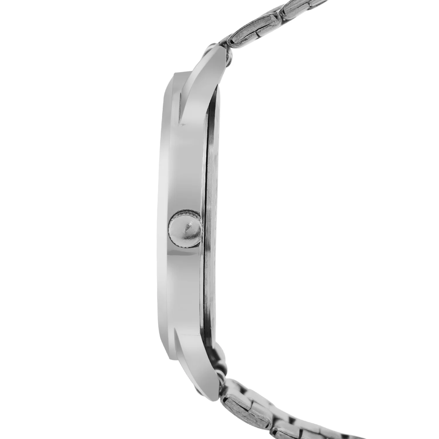 Men’s Analog Watch – Silver Roman Dial with Stainless Steel Strap - ELFM001E - Image 4