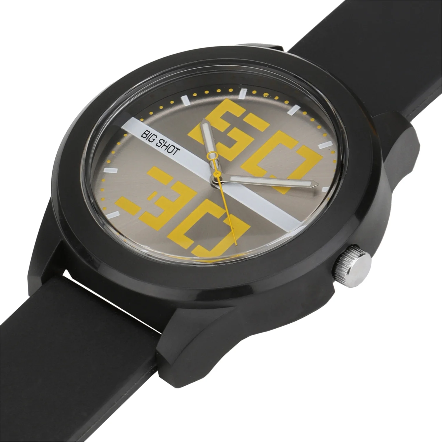 Men’s Grey Dial with Black Strap Analog Watch - BSM020C - Image 3