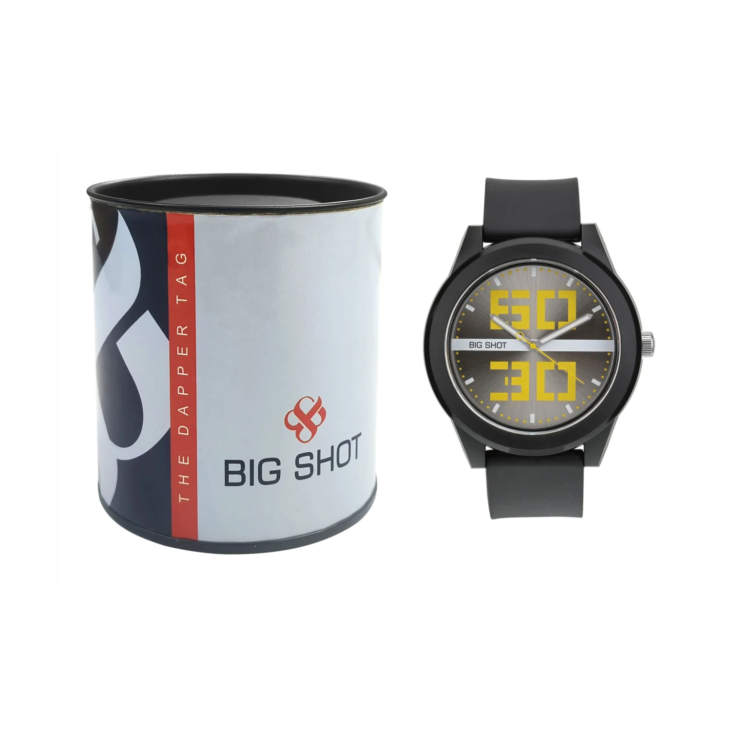 Men’s Grey Dial with Black Strap Analog Watch - BSM020C - Image 5
