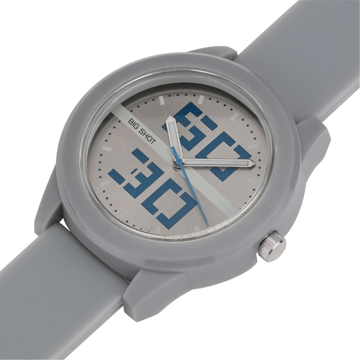 Men’s Grey Dial with Grey Silicone Strap Analog Watch - BSM020A - Image 3