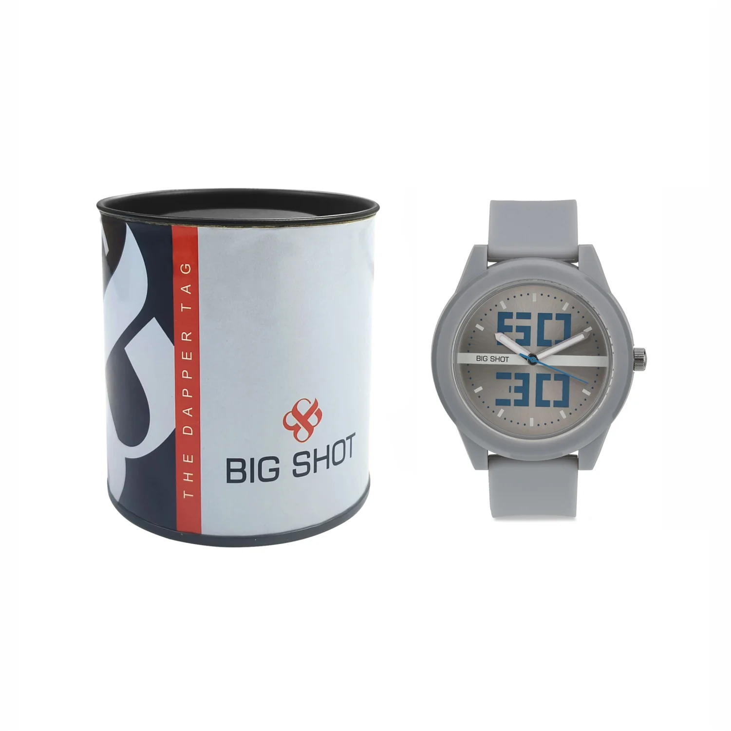 Men’s Grey Dial with Grey Silicone Strap Analog Watch - BSM020A - Image 5