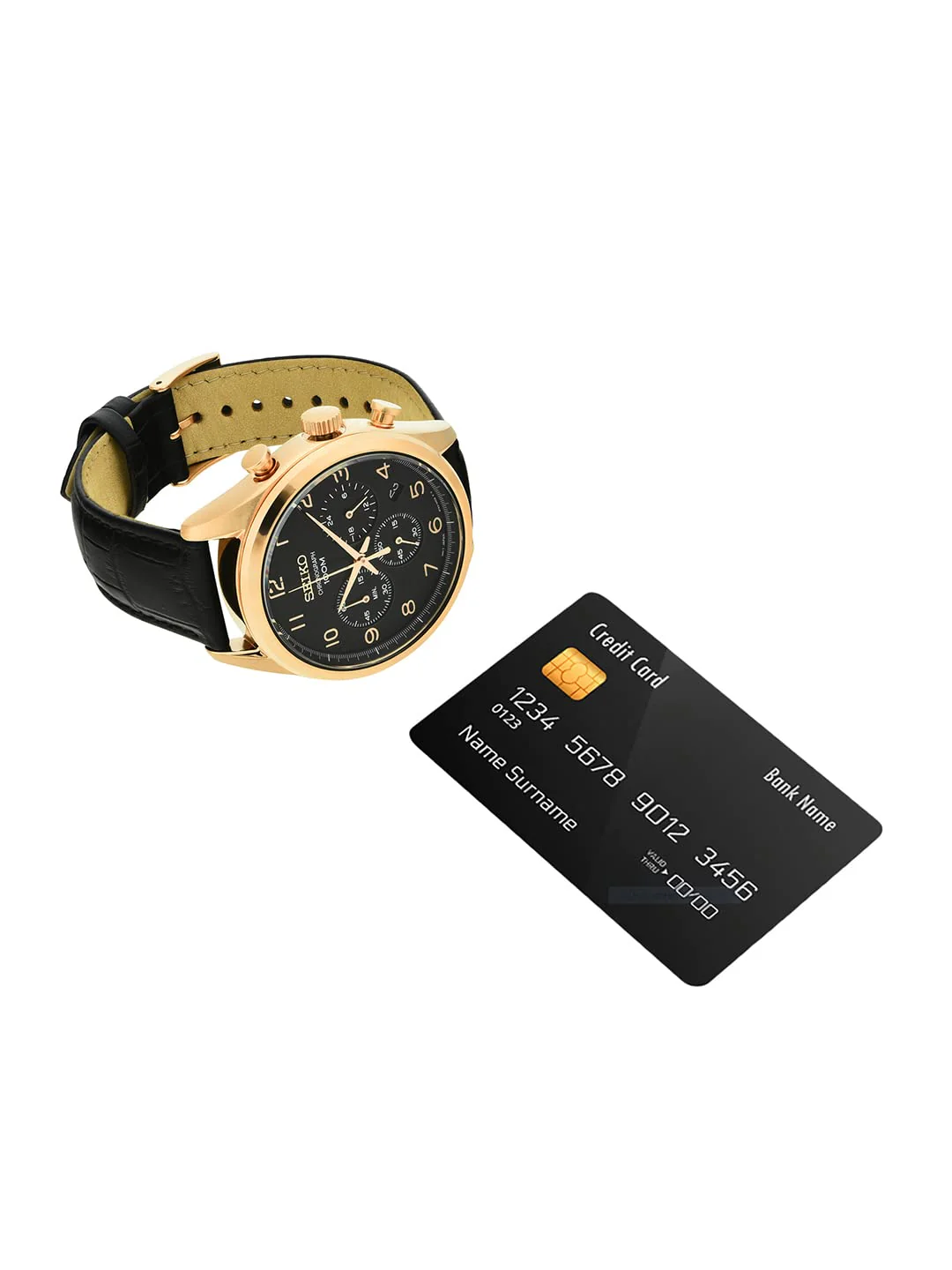 Analog Black Dial Men's Watch-SSB296P1 - Image 5