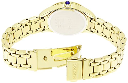 Seiko Stainless Steel Analog Gold Dial Women Watch-Srz386P1, Bandcolor-Gold - Image 6