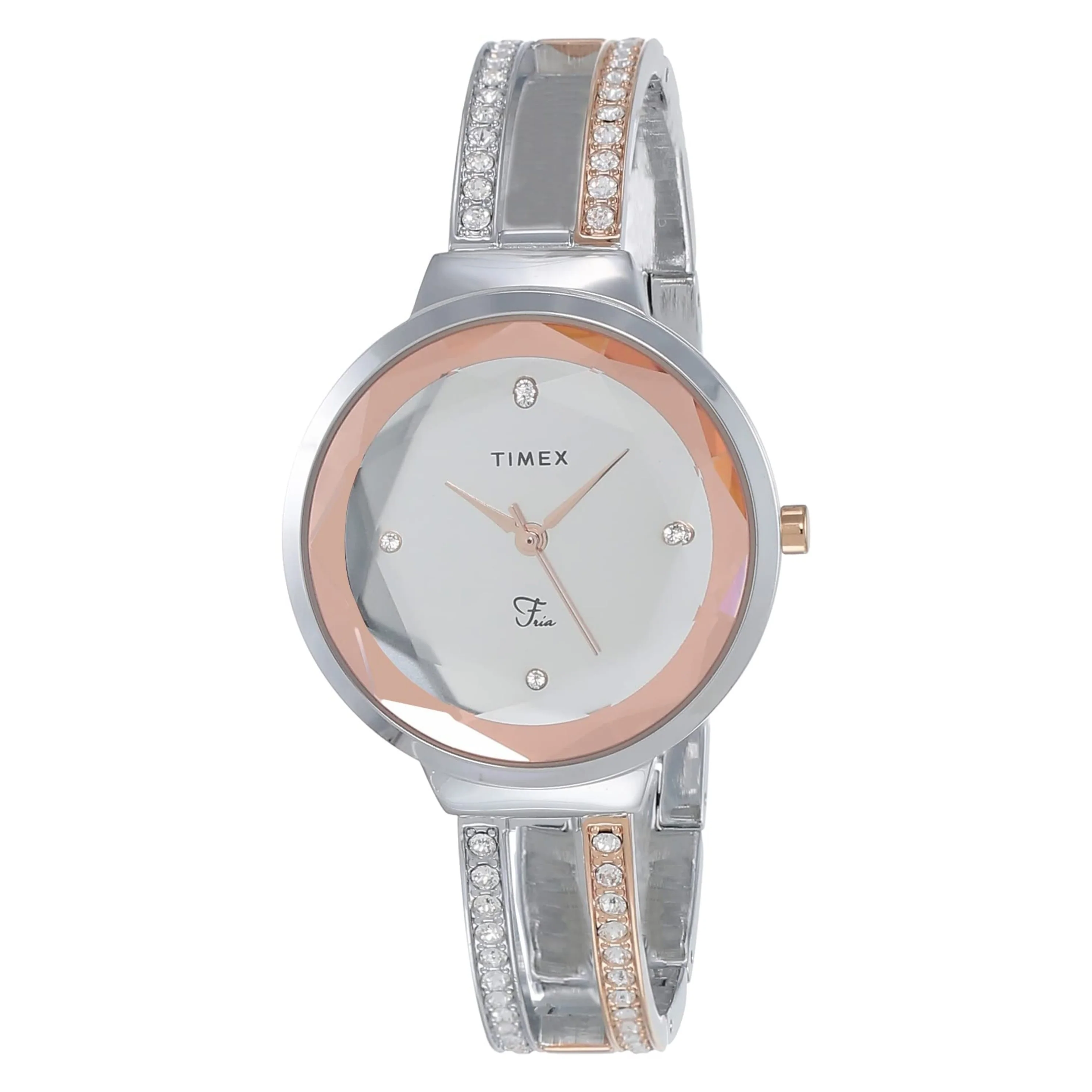 Analog Watch Fria Women Silver Round - TWEL13400