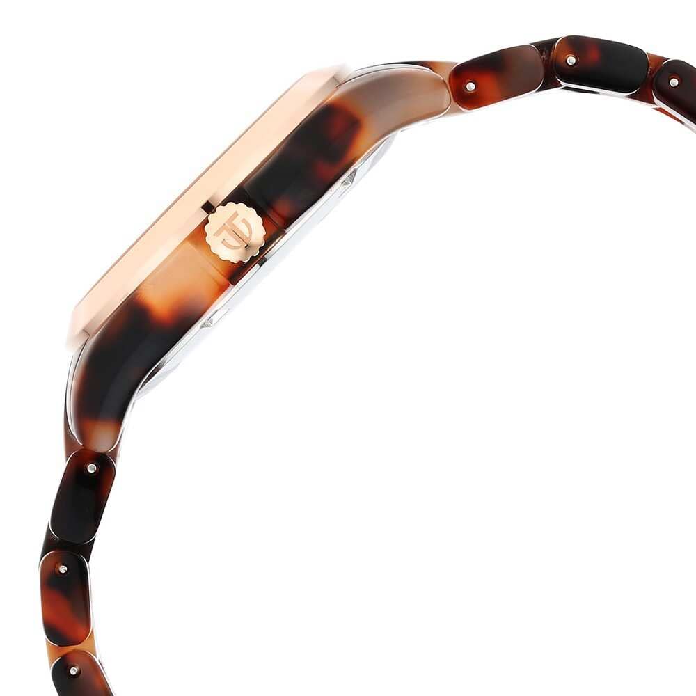 Analog Watch -95205Kp01, Band Color-Brown,Dial Color-Rose Gold - Image 3