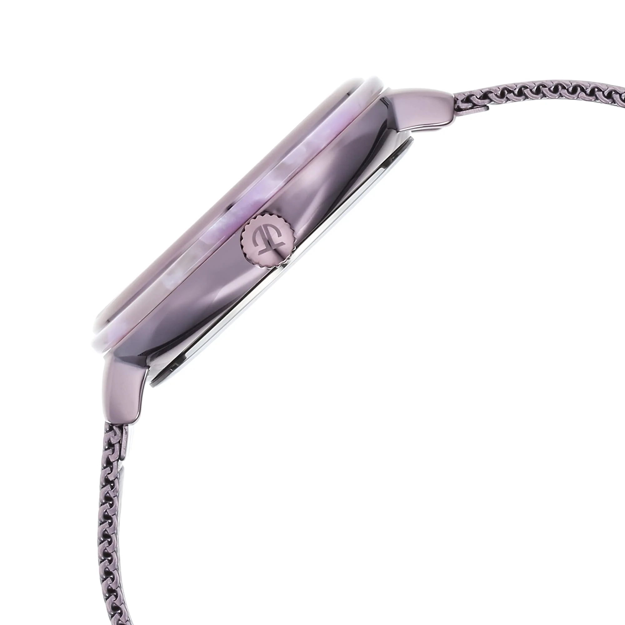 Analog Purple Dial Watch-95212Km02, Band Color-Purple - Image 4
